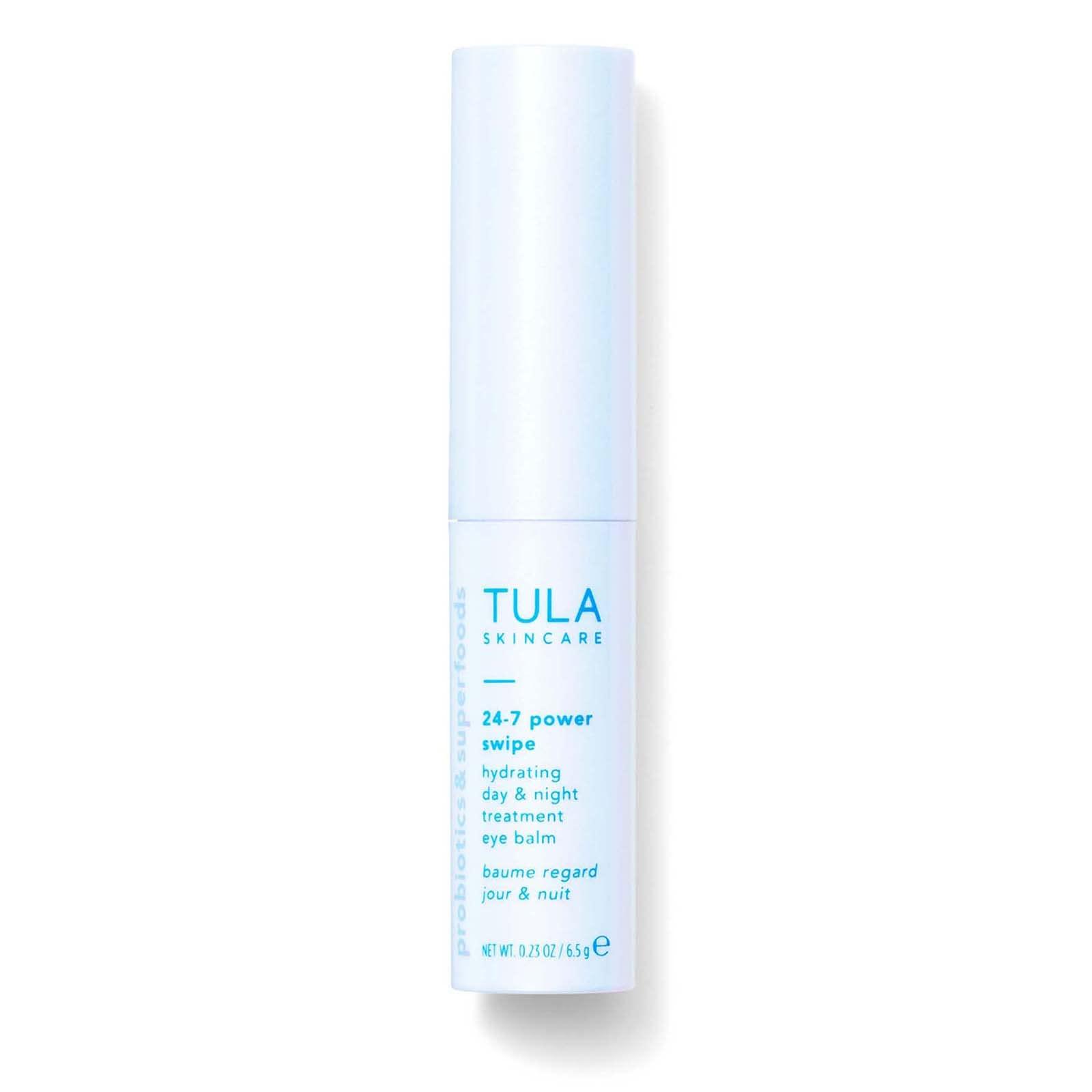 TULA TULA Skin Care 24-7 Power Swipe Hydrating Day & Night Treatment Eye Balm 0.23 oz + Glow & Get It Cooling & Brightening Eye Balm 0.35 oz, 2 Piece Set