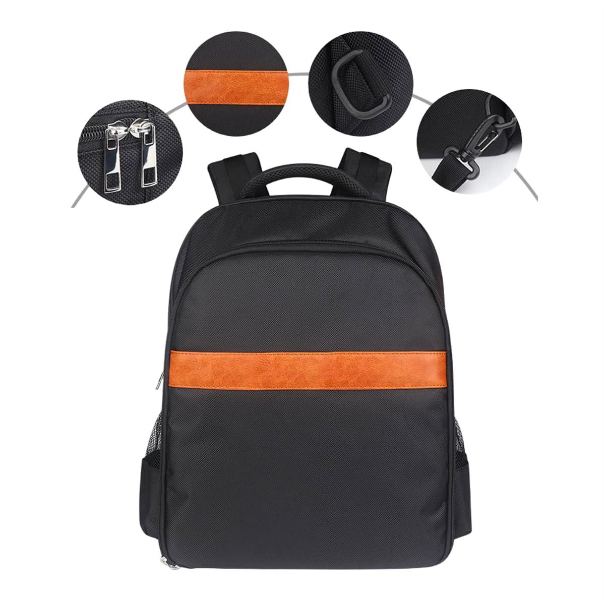 SXLINGDO SXLINGDO Barber Kit Professional for Men Travel Bag, Barber Supplies Bag, Portable Backpack Bag for Clippers and Supplies Travel Bag (Black)