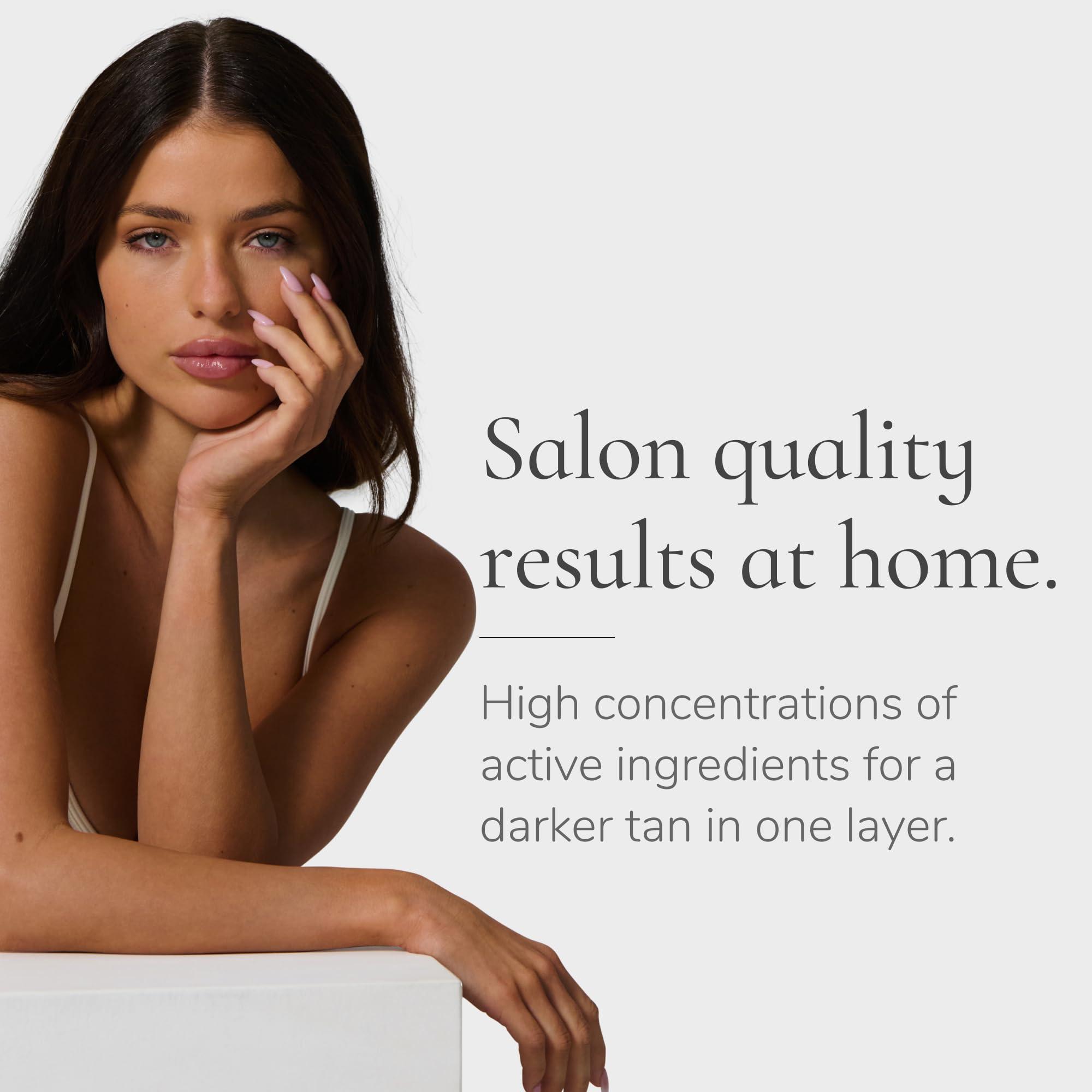 Loving Tan Loving Tan 2 HR Express Mousse (4FL Oz) + Face Tan (1.6Oz), Dark - Streak Free, Natural looking, Professional Strength Sunless Tanner - Cruelty Free, Naturally Derived DHA