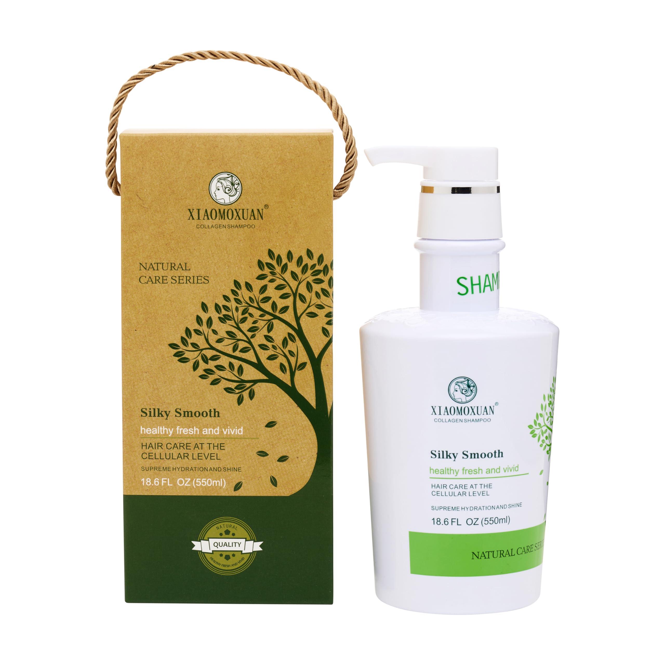 Xiaomoxuan Xiaomoxuan Organic Tea Tree Oil Shampoo - Moisturizing for Dry Hair, Scalp Treatment, Sulfate-Free - Collagen Bond for Oily Scalp and Ends