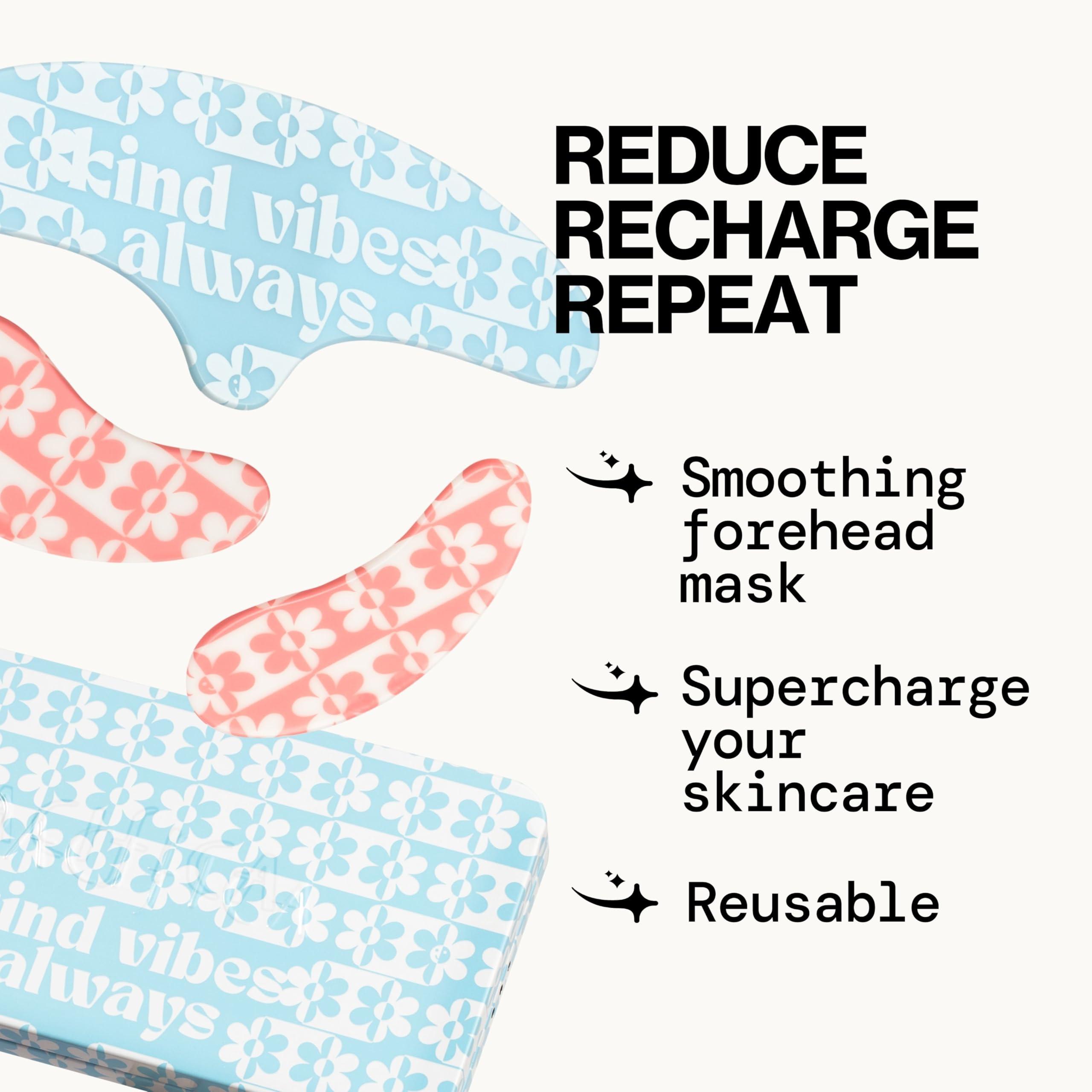 Pacifica Pacifica Reusable Mask Set  Silicone Undereye & Brow Mask Set for Forehead & Under Eye, Anti-Wrinkle, Firming, Pair with Serum, Vegan & Cruelty-Free, 3 Pieces