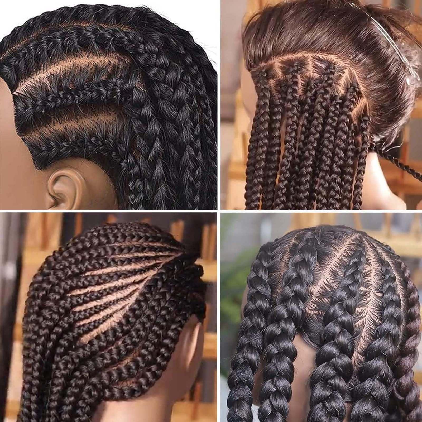 Opini Opini 16\" Mannequin Head Human Hair with 100% Real Hair Cosmetology Mannequin Doll Head for Hairdresser Practice Braiding Hairstyling with Free Table Clamp Stand (16 Inch)