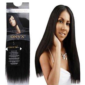 Black Diamond ONYX, 100% Elite Human Hair, Natural Essence Yaki, Affiliated with Black Diamond, 10", Color #2, Dark Brown