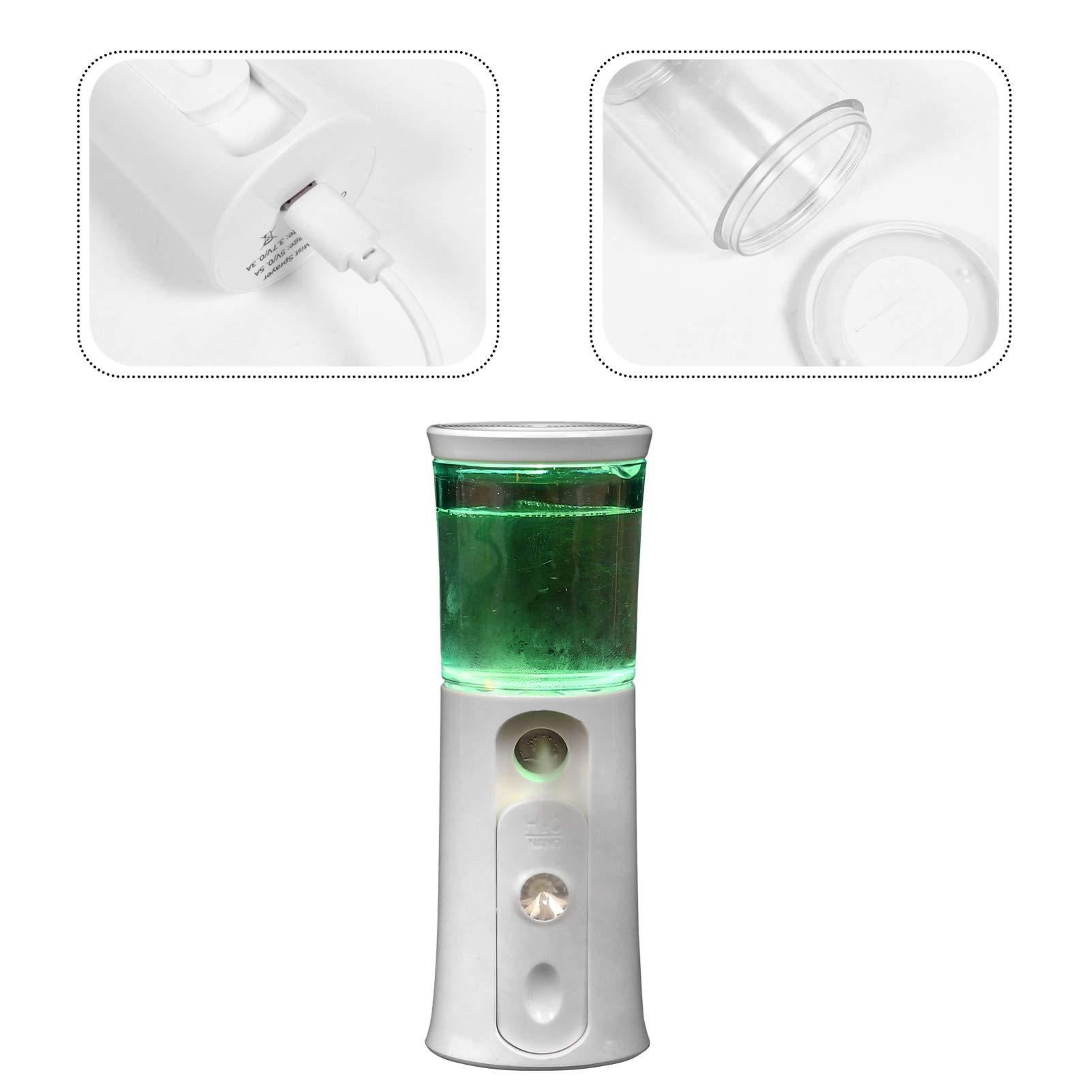 Healifty Healifty Portable Face Steamer Mini Facial Steamer 30ml Handy Facial Facial Mister Portable Moisturizing Mist Sprayer for Face Moisturizing Hydrating Portable