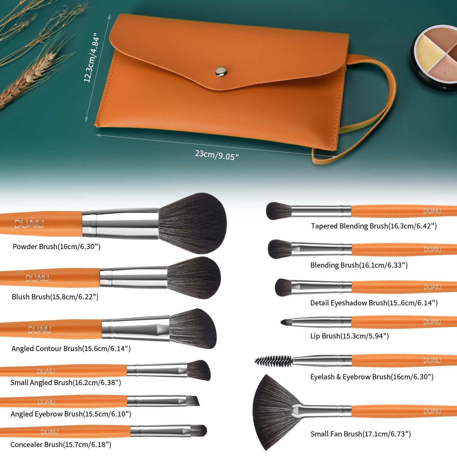 DUAIU DUAIU 12PCS Makeup Brushes Set and 18PCS Manicure Kit with Travel Bag