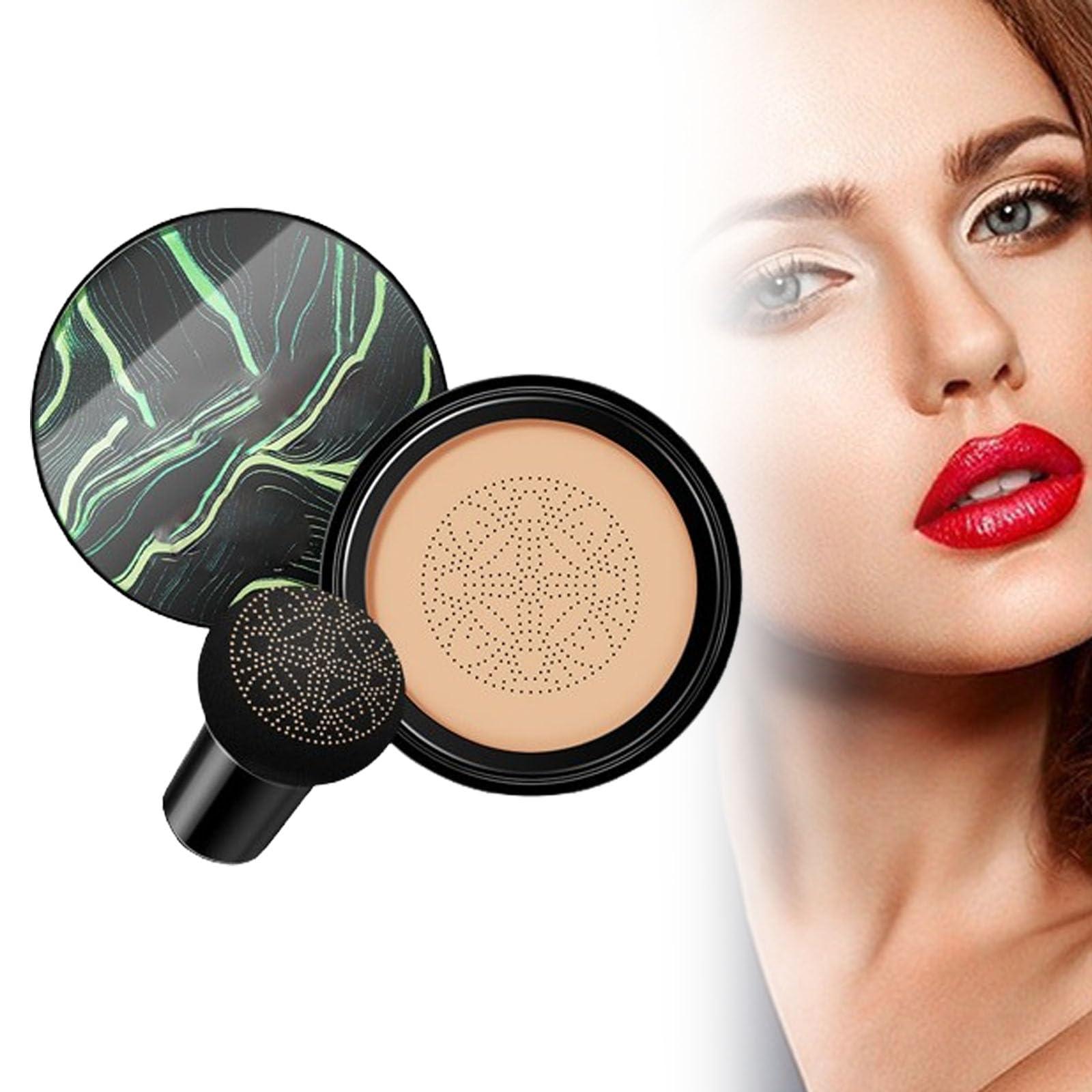 lfjfaecx Chaful Cushion CC Foundation, Air Cushion CC Cream Photo-Ready Foundation Look in Seconds, Long-Lasting Oil Control BB Cream Face Concealer 20 G (Natural)