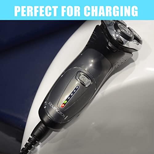 BOEEA Replacement Charger for Remington Shaver F5-5800 F7800 F5800 F5790 F4790 R5150 R6130 R-6150 MS2-390 MS3-2700 MS680 R9100 Electric Razor Trimmer PA1204N Power Cord