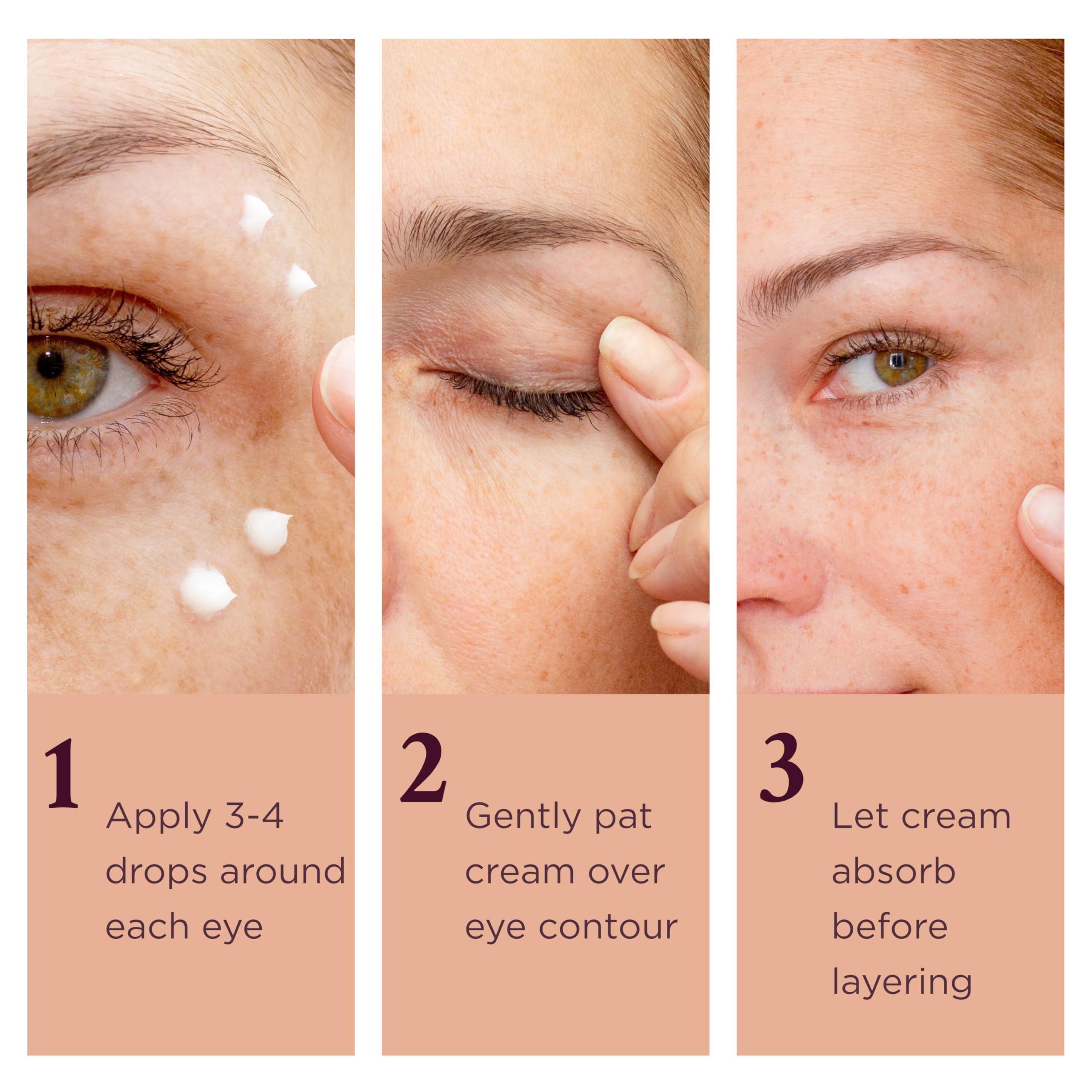 MATKAS MATKAS Korean Retinol Renew Under Eye Cream for Wrinkles, Fine Lines - 15mL Best Under Eye Brightener Cream for Dark Circles, Korean Skincare Retinol Serum for Anti Aging, Eye Bags Treatment for Women