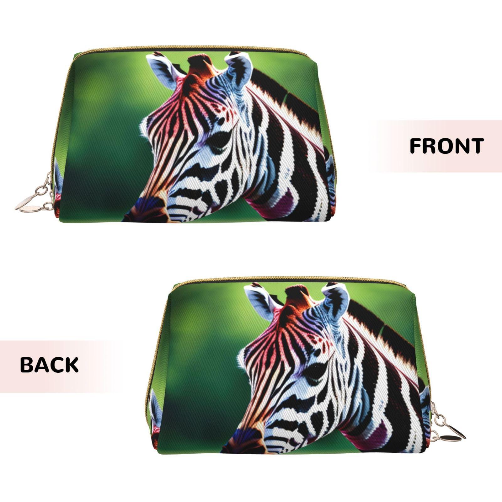 SDEGTHO SDEGTHO Zebra And Giraffe Storage Bag,Small Makeup Bag For Purse Travel Makeup Pouch Mini Cosmetic Bag