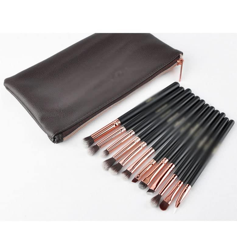 JMKJMJP JMKJMJP 12 Eye Shadow Brush Set Professional Eye Makeup Brush Kit Complete Makeup Tools