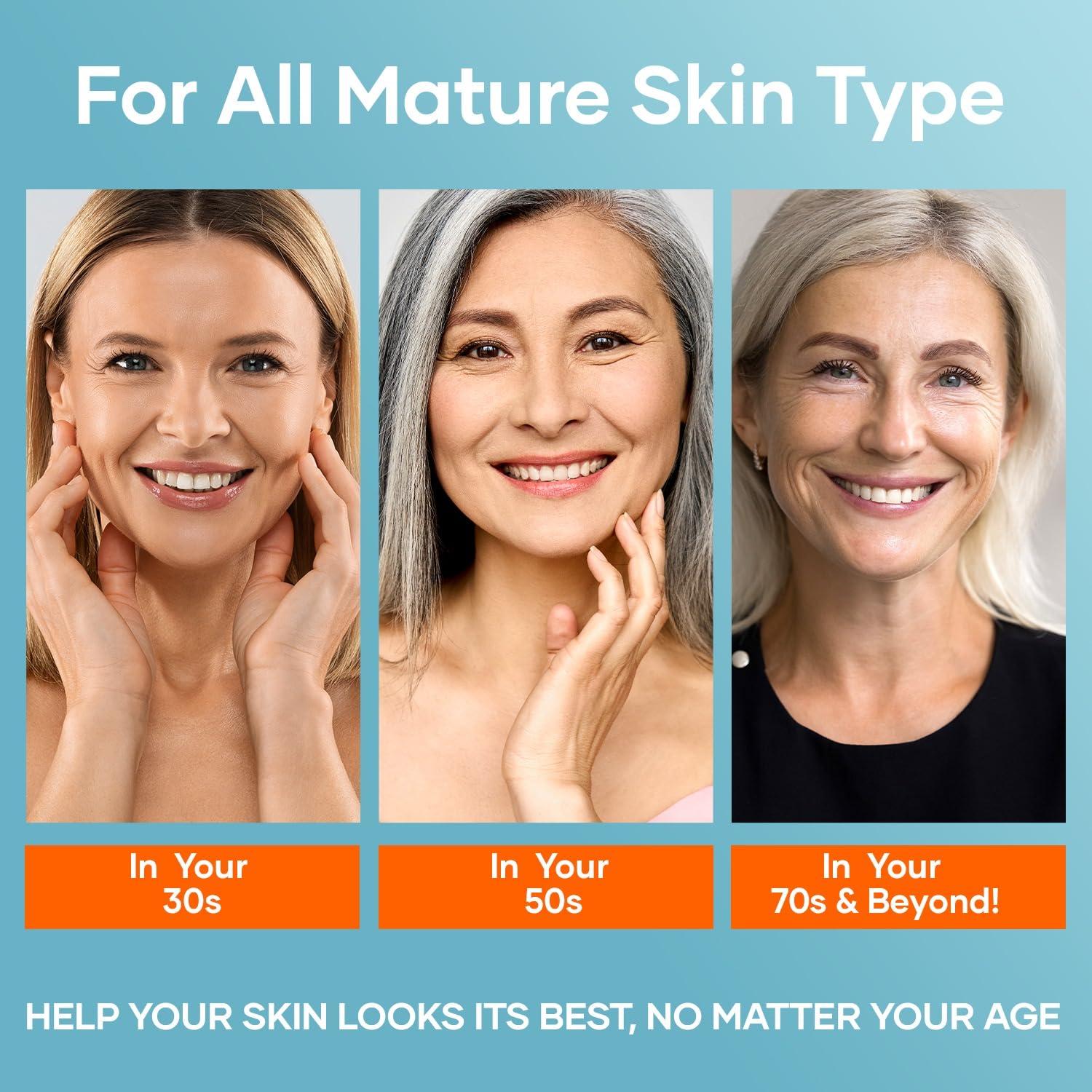 VANIDOX VANIDOX Super C Serum for Women Over 70, All-In-One Formula, Made in USA, Hydrates, Firms, Lifts, and Targets Wrinkles, Age Spots, and Fine Lines, Vitamin C Serum (1fl oz)