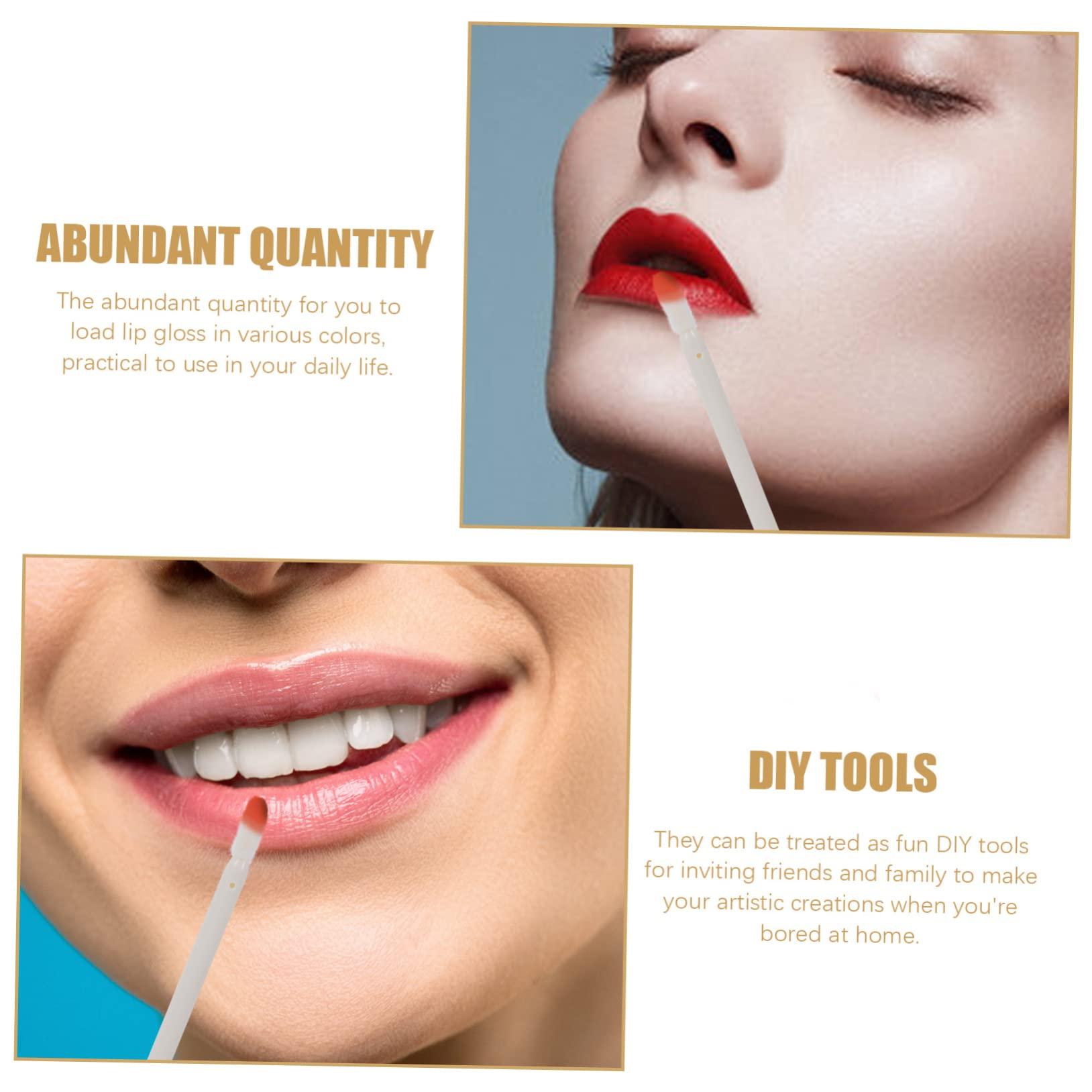 Beaupretty Beaupretty Diy Lip Gloss Tubes 15pcs 5ml Empty Lip Gloss Containers Triangular Rose Gold Lids for Cosmetics