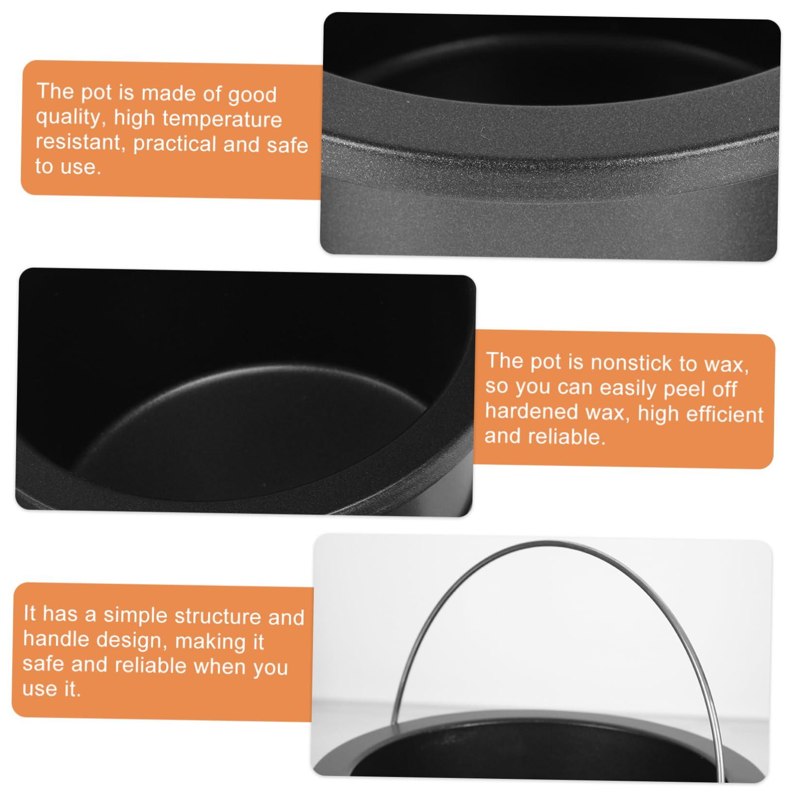 minkissy minkissy Hair Removal Wax Melting Container Wax Heater for Soft Wax Melting Pot Wax Warmer Wax Heater Accessory Simple Wax Melting Bowl Random