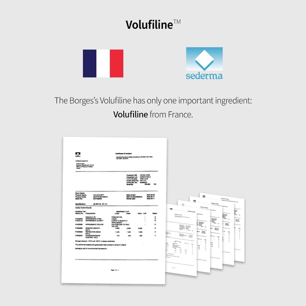 FOREST OF THE BORGES\'S Volufiline Serum 1 fl. oz. / 30 ml/Volufiline Oil for face, breast, butt, Skin Elasticity, 100% Genuine, France Sederma, Cosmetic Ingredient booster korean volifiline glass bottle