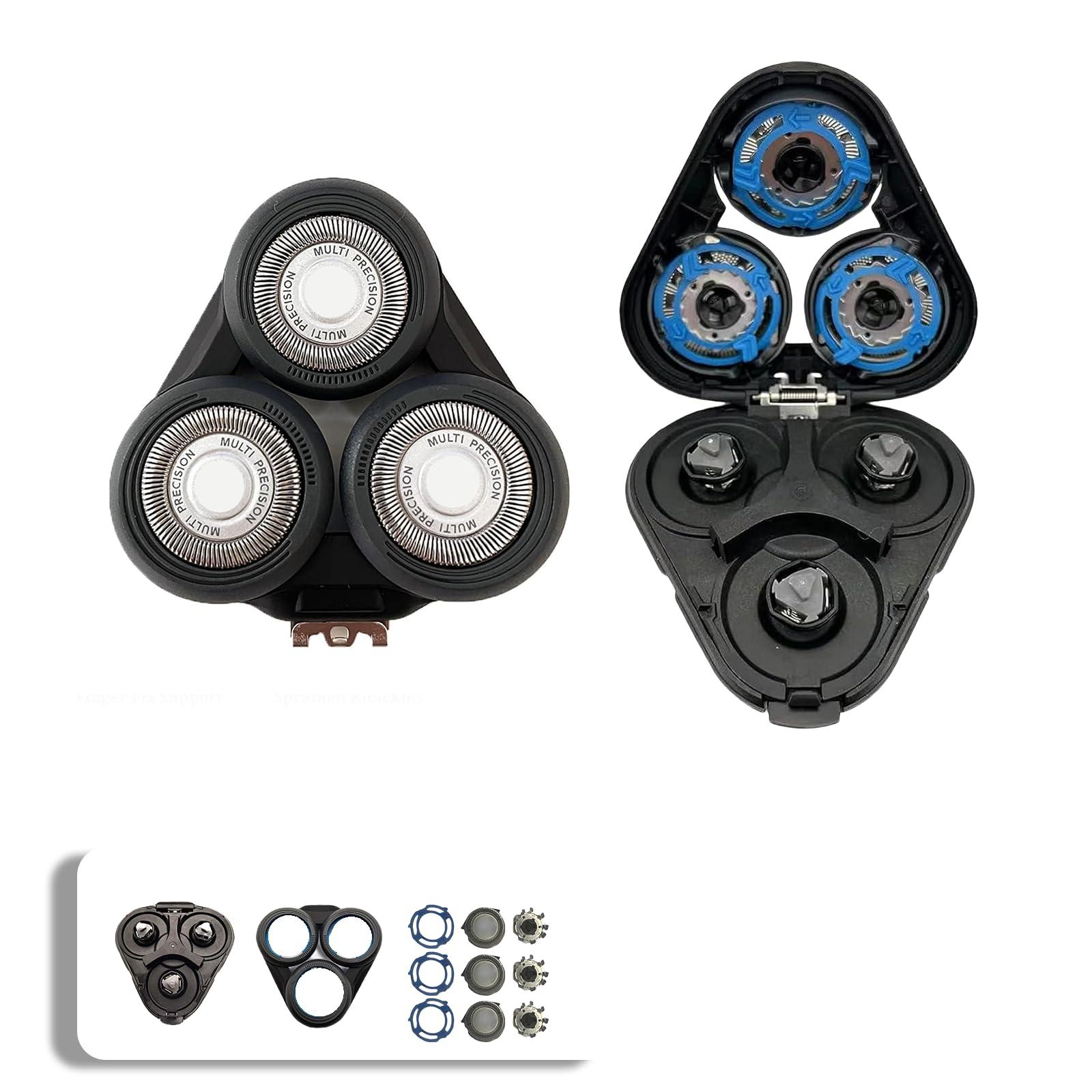 Ruixin Replacement Complete Head for Philips Shavers S5000/6000,S5100,S5500 Series,SH50 MultiPrecision Blades Upgrade Head for SH50 Electric Shavers, 1 Pack