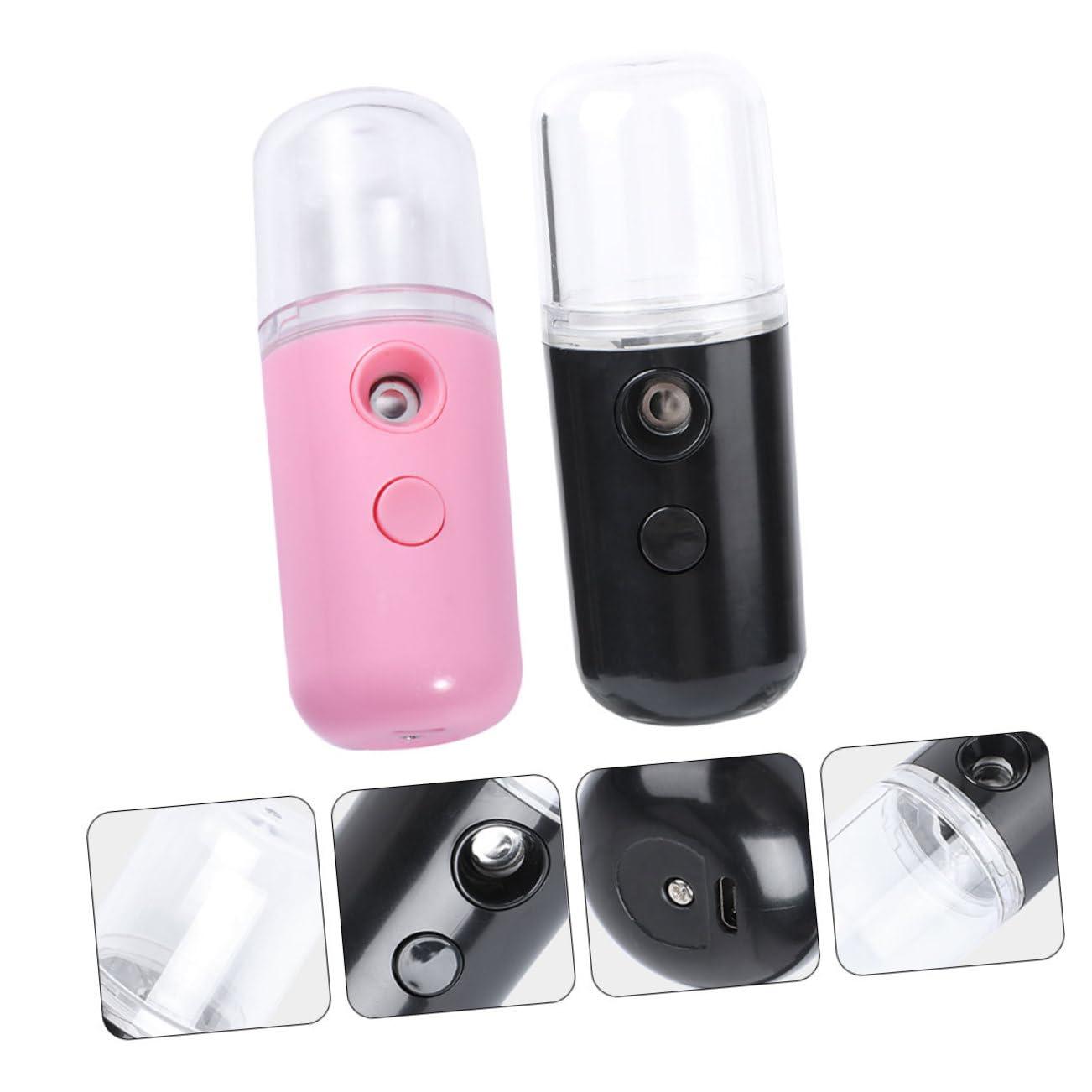 NOLITOY NOLITOY 2pcs Nano Facial Spray Hydrating Mist Rechargeable Face Humidifier Portable and Lightweight Beauty Tool Deep Penetrating Steam Facial Steamer for Skin Care