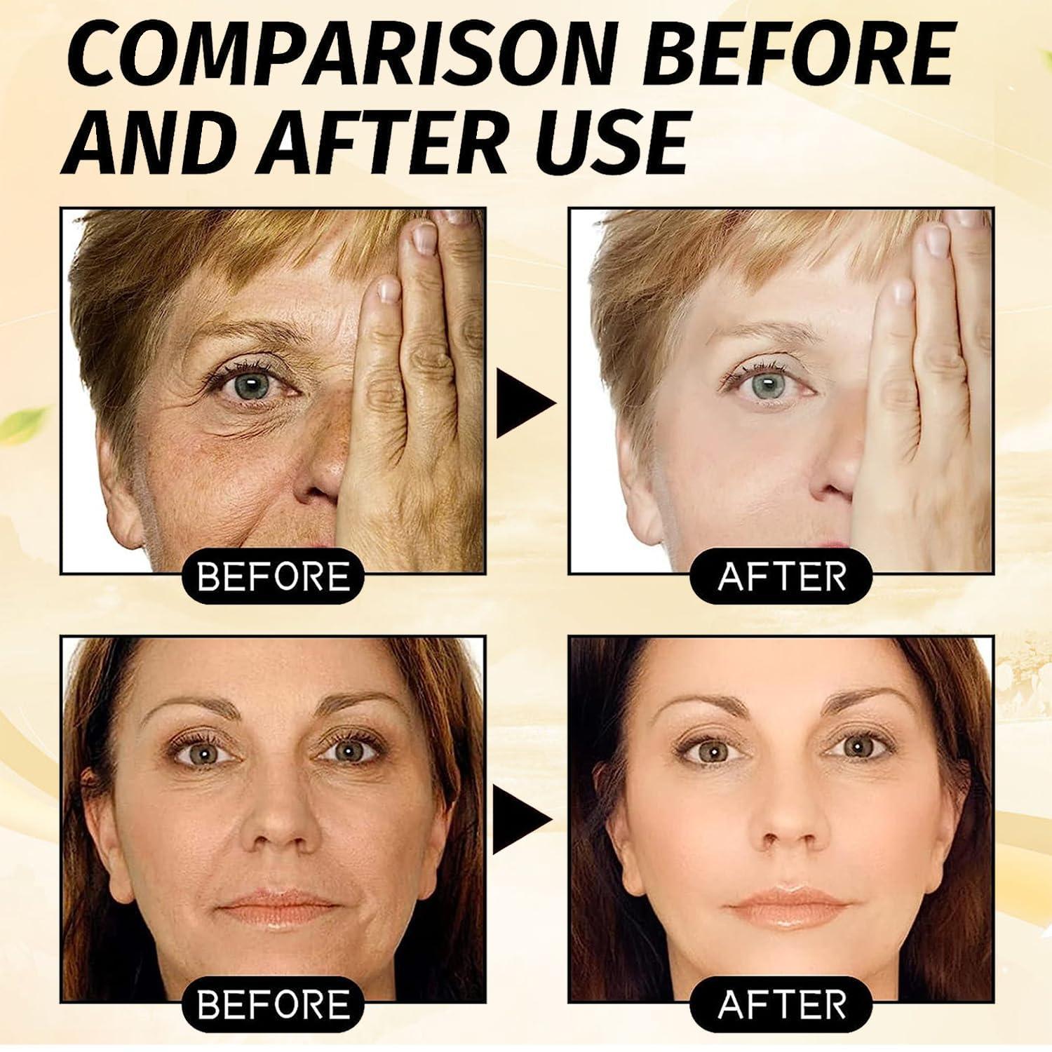 TPTAL Retinol Snake Venom Gold Mask with Silicon Brush,Retinol Snake Venom Peptide Gold Mask,Collagen Peel Off Facial Mask, Anti-Aging Face Mask for Clean Moisturizing,Hydrating Mask (2PCS)