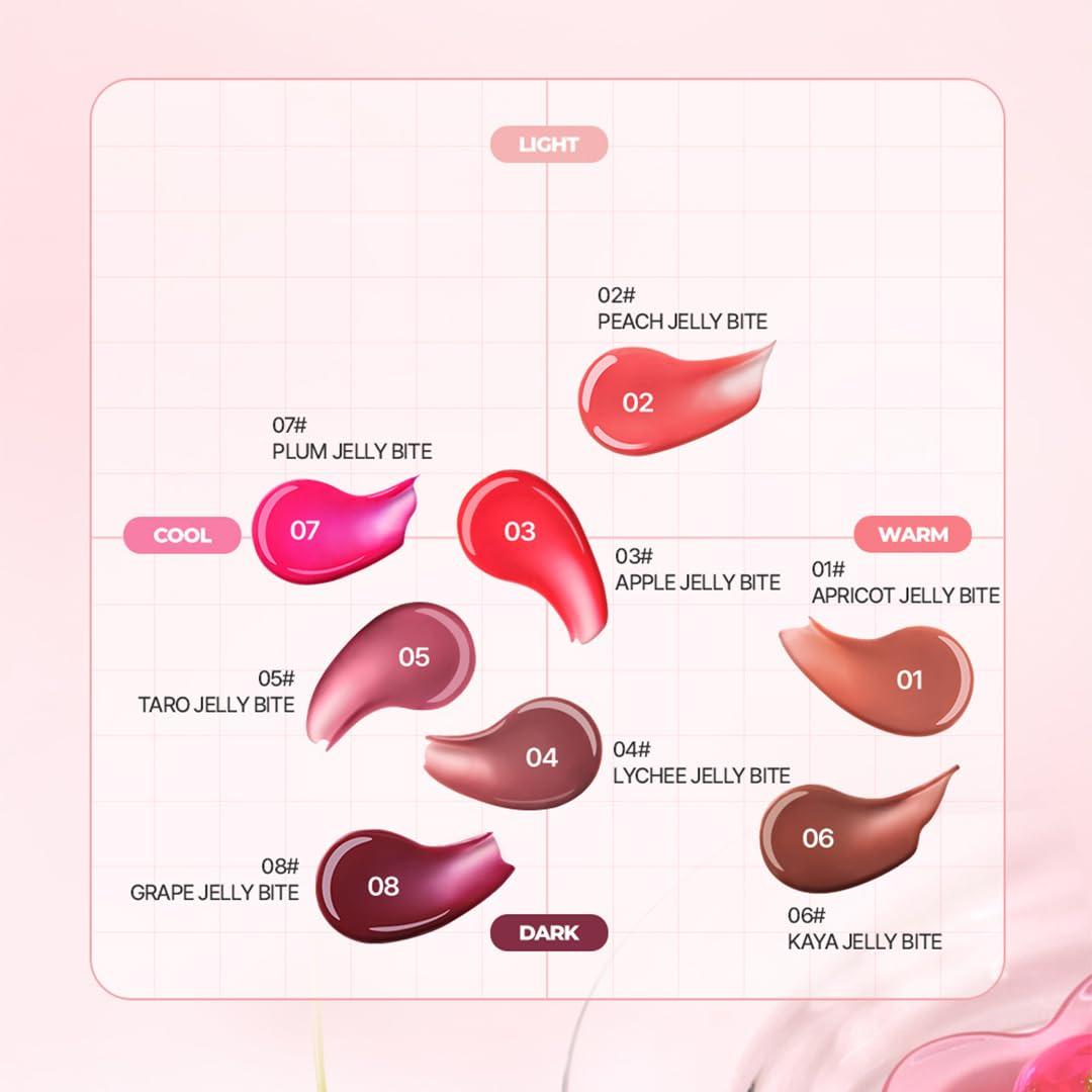 lilybyred lilybyred Jelly Balm Lip Gloss(01_Apricot) - Enriched with Collagen & Nourishing Oils