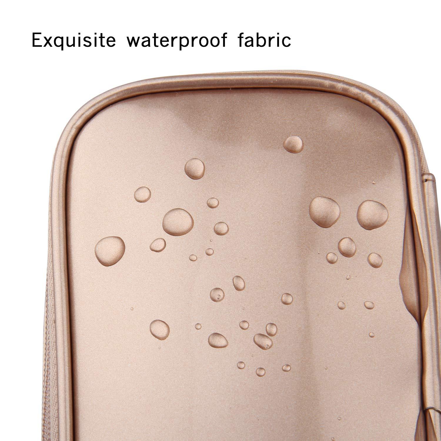 MONSTINA MONSTINA Makeup Bag for Women,Two layer Pouch Bag,Makeup Brush Bags Travel Kit Organizer Cosmetic Bag,Small Pouch Mini Size Bag