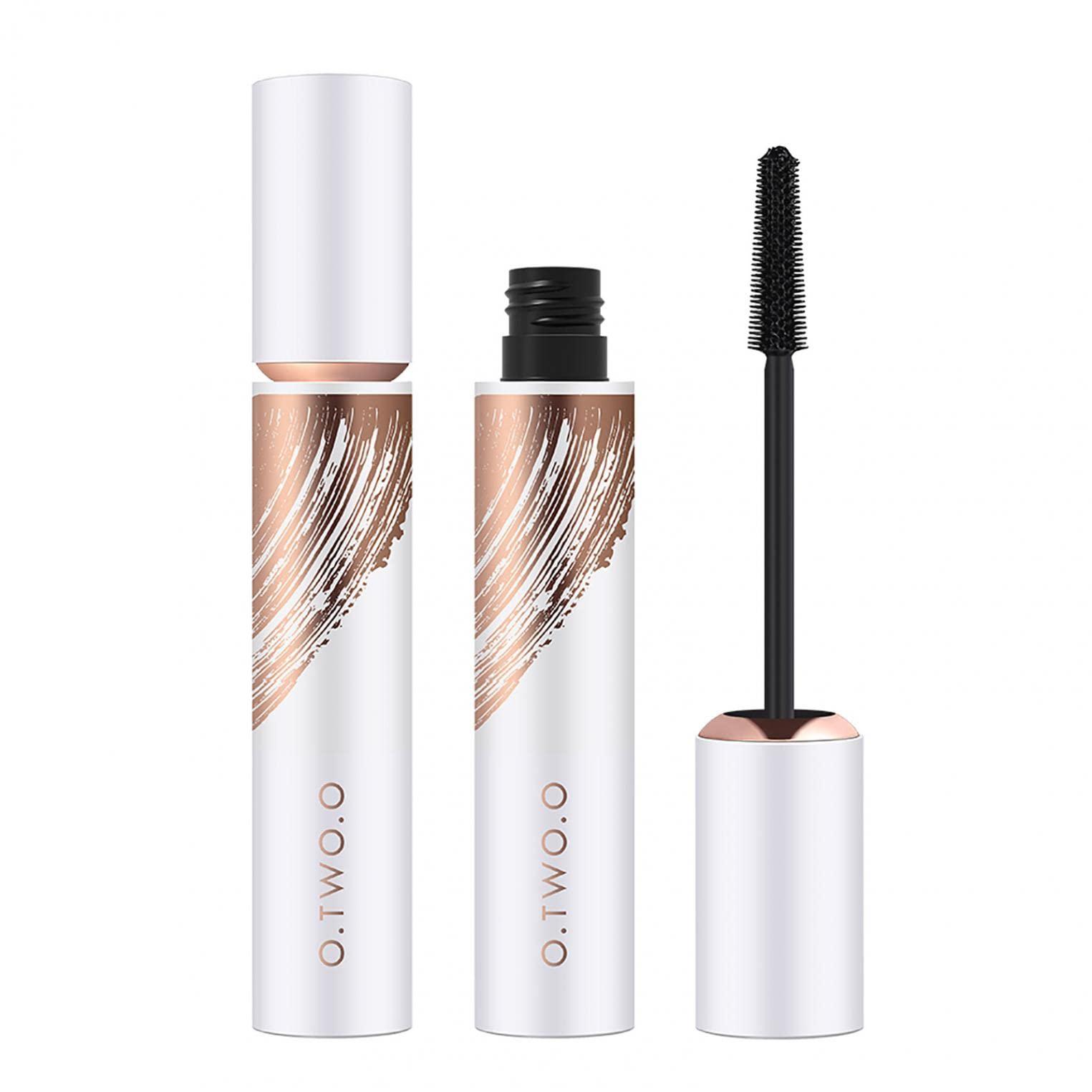 Xiahium 4D Silk Fiber Mascara Waterproof Long Lasting Thicking Lenghting Curling Quick-drying Smudge Proof Glamour Eye Lash Makeup