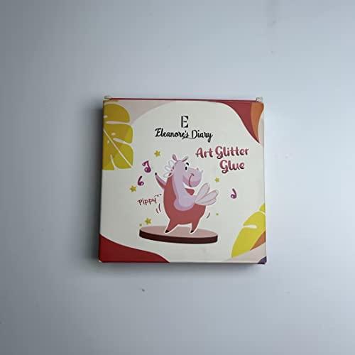 Eleanore\'s Diary Body Glue for Glitter Tattoos, Eleanore\'s Diary 10ml*2 Art Glitter Glue, Odourless & Non Toxic, Skin Glue for Chunky Glitter Makeup, Beach Parties, Carnival, Christmas, Cosplay, Halloween, Gemstones