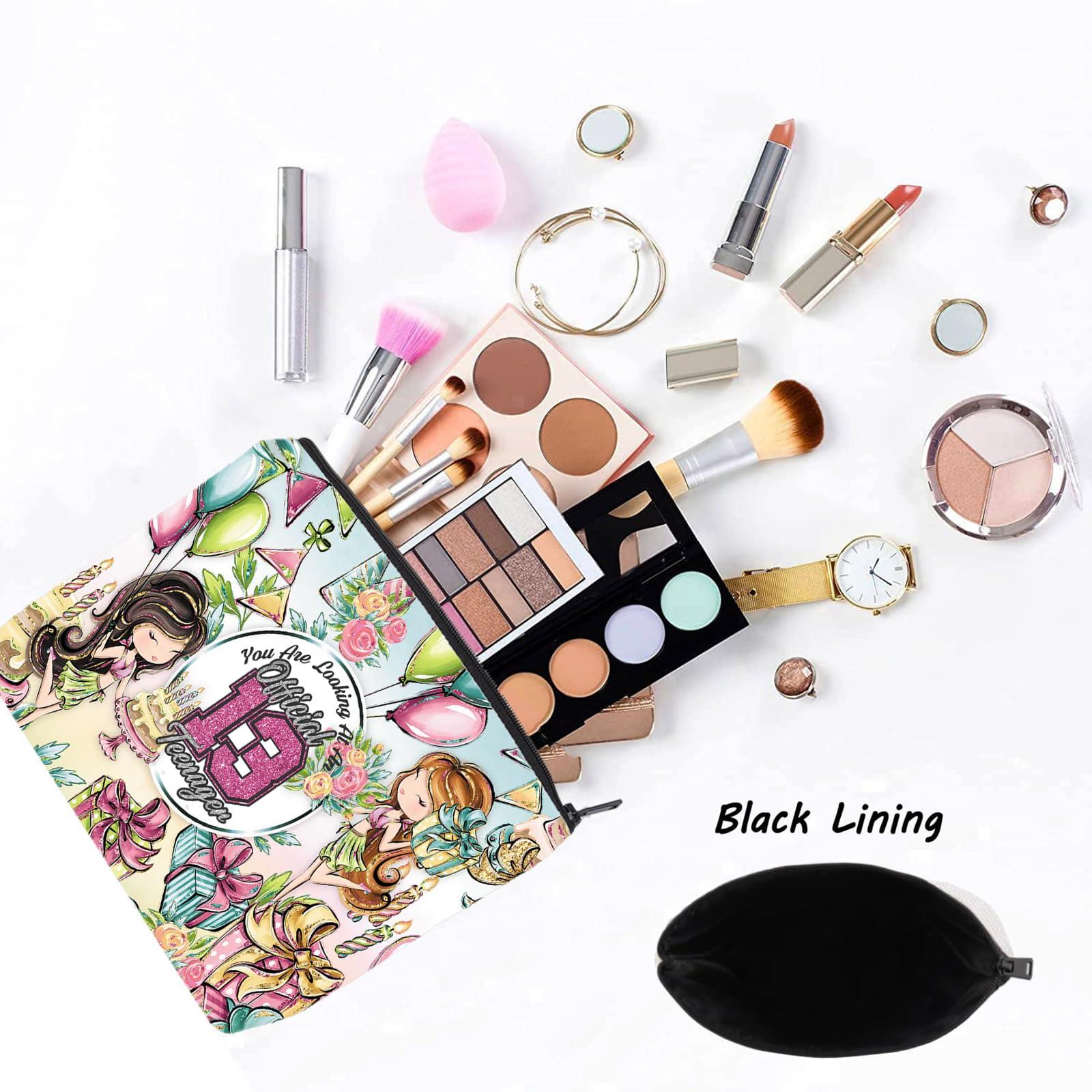 LEVLO LEVLO Official Teenager 13th Makeup Bag 13 Year Old Gifts You Are Looking At An Official 13 Teenager Zipper Pouch Bag 13 Years Birthday Merchandise (13 Teen Bag)