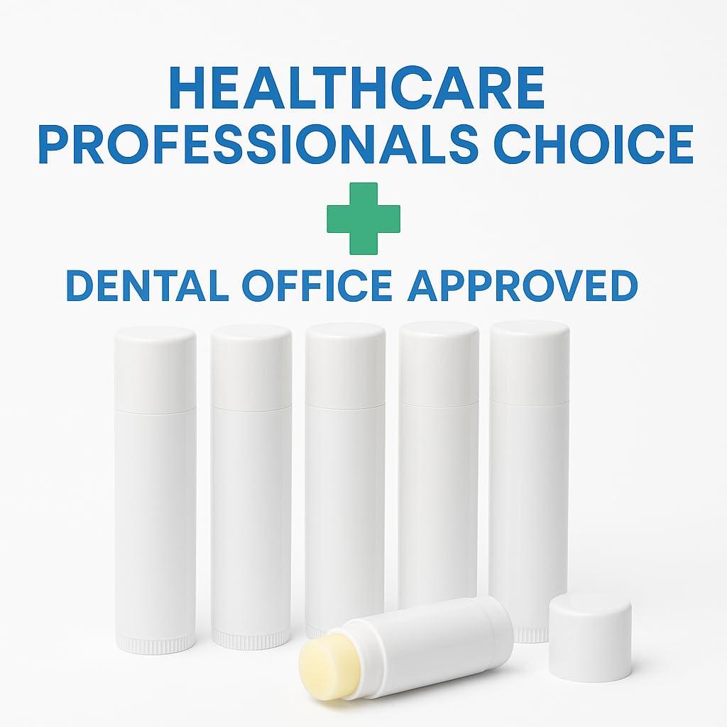 Generic Generic Bulk Lip Balm, Natural, No Flavor, Pack of 50, White