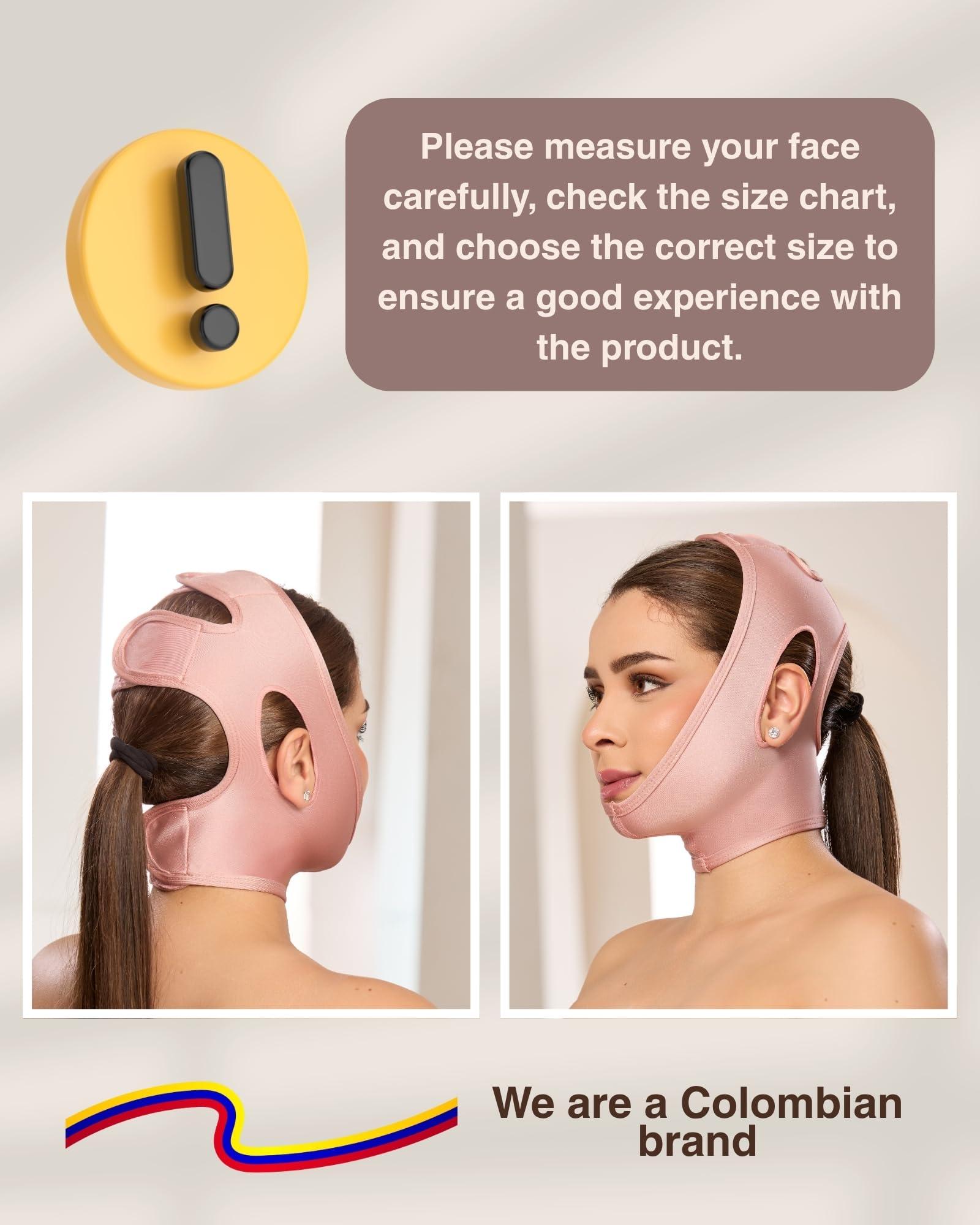 SHAPE CONCEPT Shape Concept Chin Strap Support Band Neck Bandage Mentonera Post Quirurgica Face Lifting Slimmer Chin Lift Facial Compression