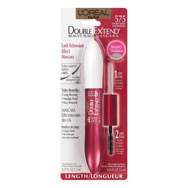 Revitalift Loreal Paris Double Extend Beauty Tubes Blackest Black Mascara -- 3 per case.