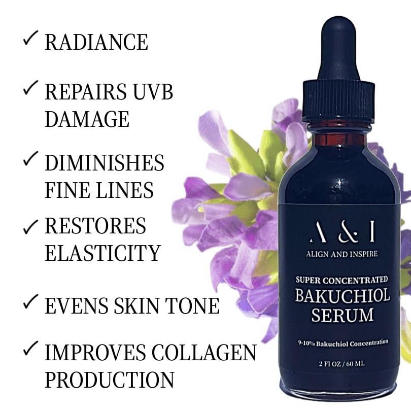 Generic Generic 100% Pure, Cold Pressed, Bakuchiol Serum 2 oz, Plant-Based Natural Retinol Alternative