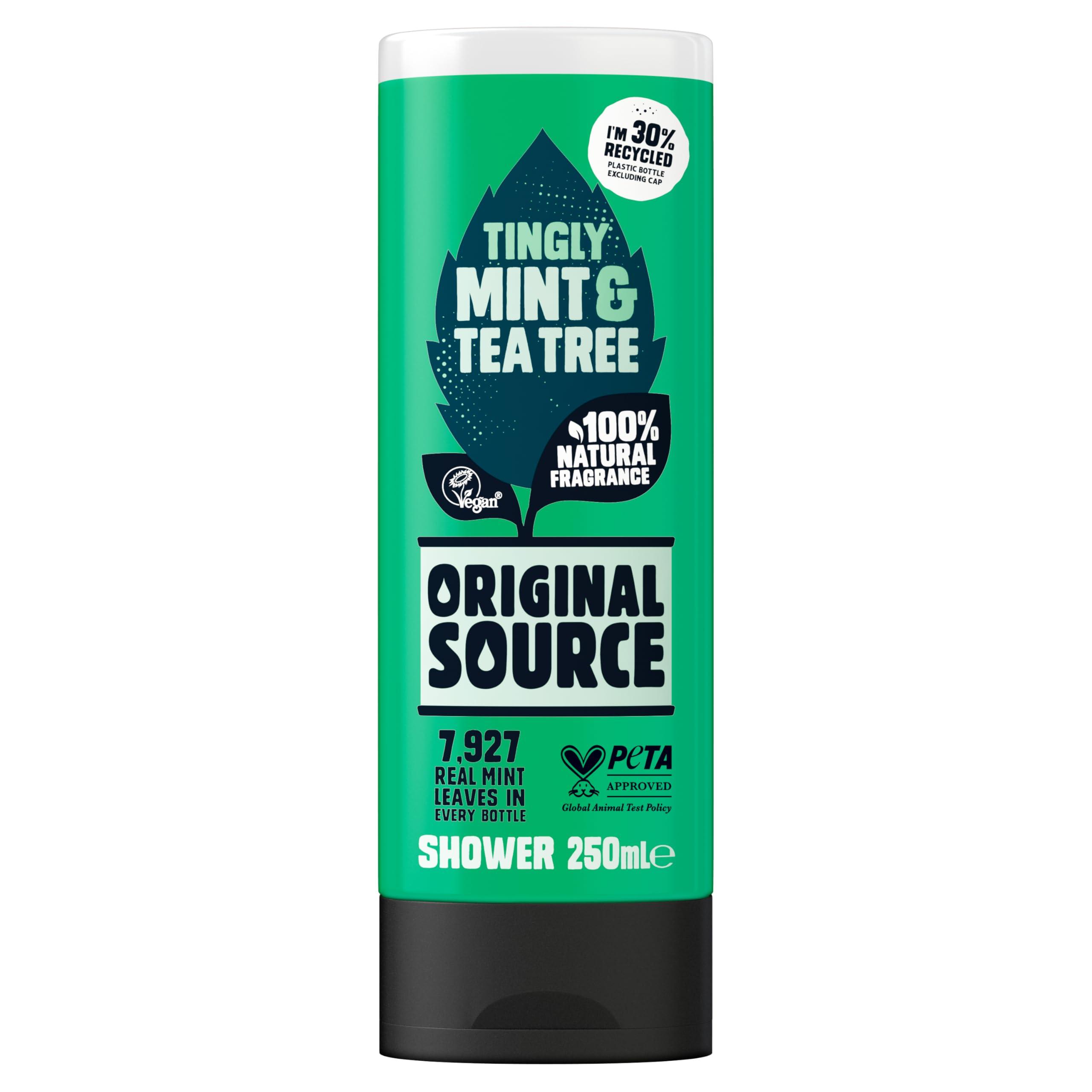 ORIGINAL SOURCE Original Source Tea Tree & Mint Shower Gel 250ml - (Pack of 6)