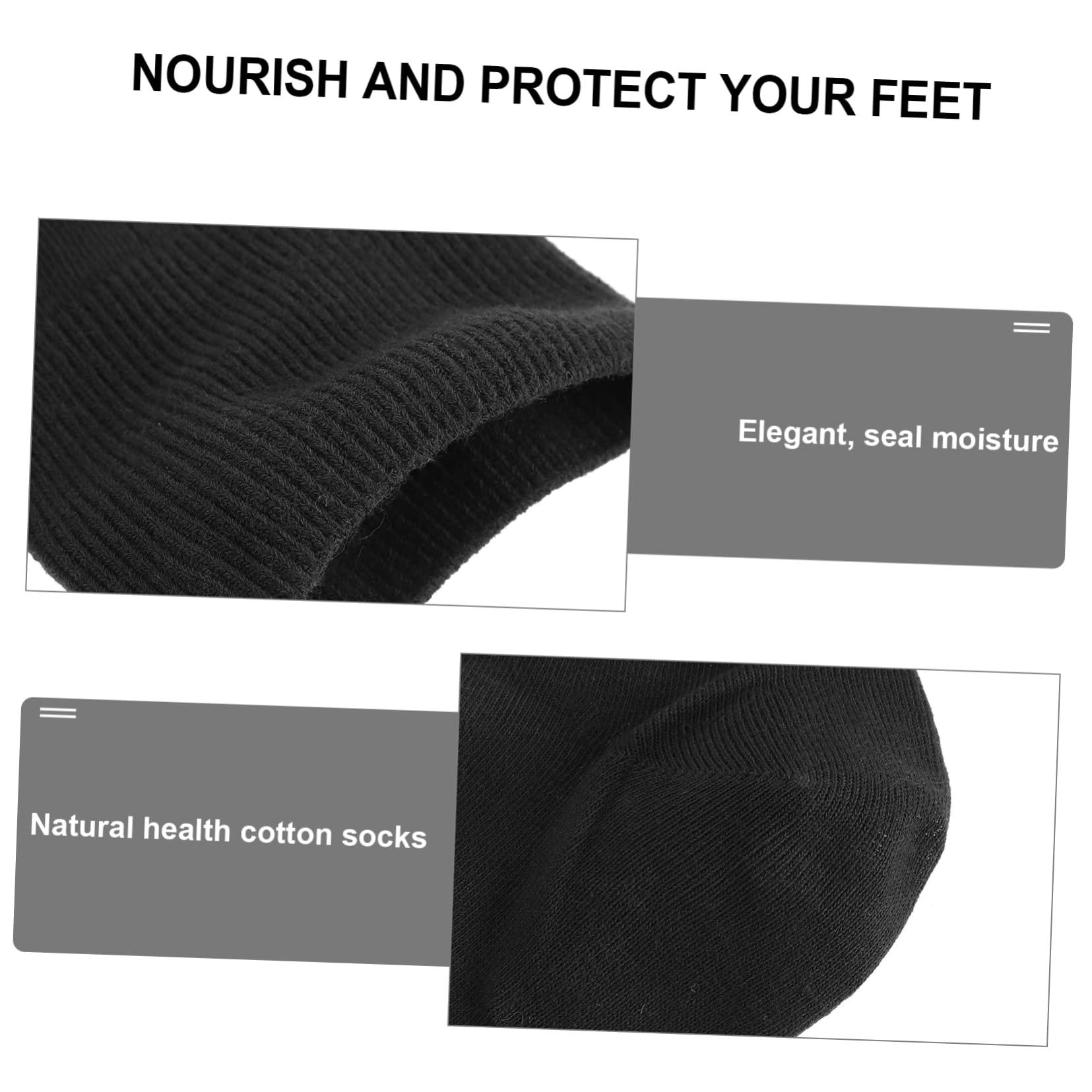 WOONEKY WOONEKY 2pcs Sock Feet Moisturizing Foot Spa Pedicure Booties Dry Cracked Men Stocking Pure Cotton