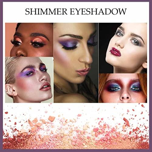 Edanta Edanta Glitter Eyeshadow Metallic Liquid Eyeshadows Waterproof Eye Shadow Long Lasting High Pigment Eyes Professional Makeup for Women and Girls Pack of 1 (Silver 8)