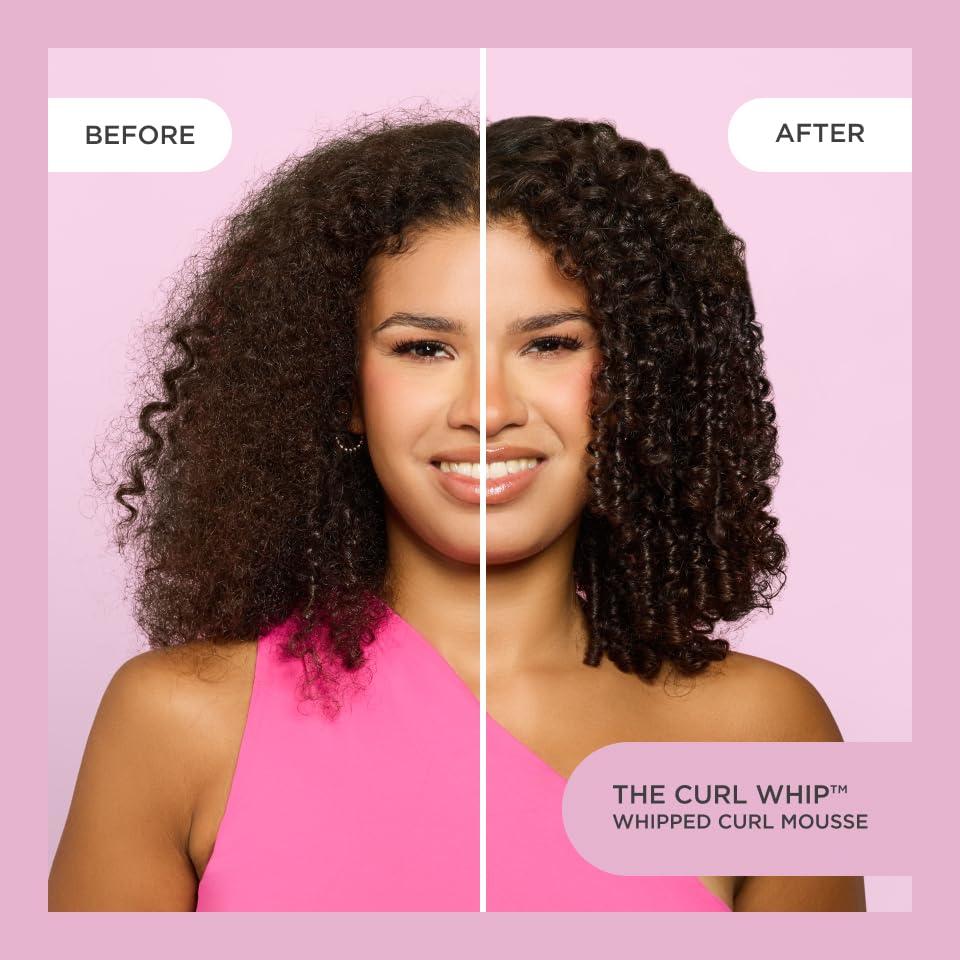 Cake Beauty Cake Beauty Whipped Curl Defining & Volumizing Mousse Aloe Vera Vitamin E for Flexible Hold - Vegan No Heat Curls Wavy Curly Hair Sulfate Cruelty Free Products For Women