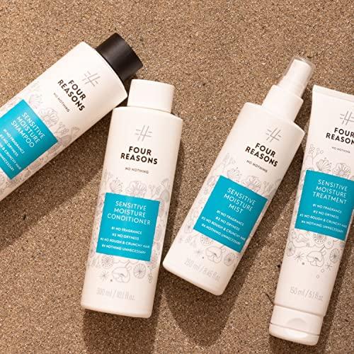 No nothing No Nothing Sensitive Moisture Treatment - Perfume-free, Moisturising Intensive Treatment - For Dry and Damaged Hair | 100% Vegan | 150 ml (New Packaging)