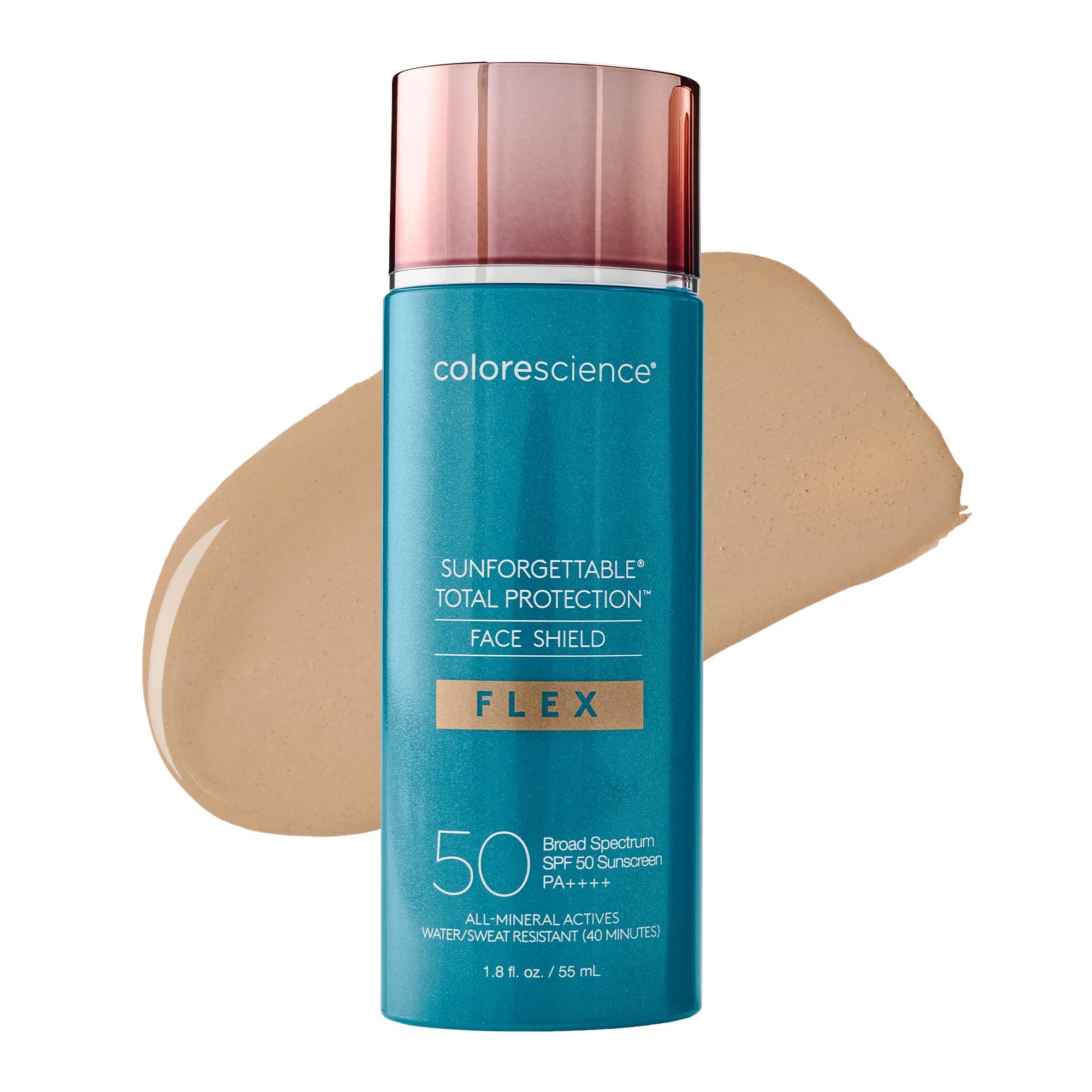 Colorescience Colorescience Total Protection Face Shield Flex SPF 50, Zinc Oxide Formula, Medium, 1.8 fl. oz.