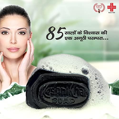 KESH NIKHAR SUPREME Kesh Nikhar Advanced Formula Soap Solid Shampoo Bar Natural Hair Care & Cleansing Soap - Amla, Reetha, Shikakai For Dandruff, with Coconut Oil Dry Hair & Scalp Size 100gm Each (PACK OF 10)