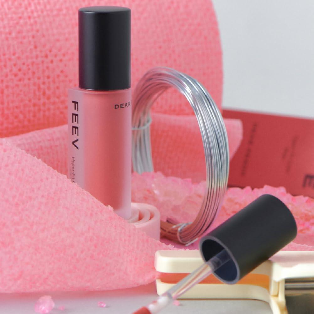 Feev Feev Hyper-Fit Color Wear | Velvet Cream Matte Lip Tint | Vegan Lip Stain & Safe for Sensitive Skins (#01 Dear Peach)