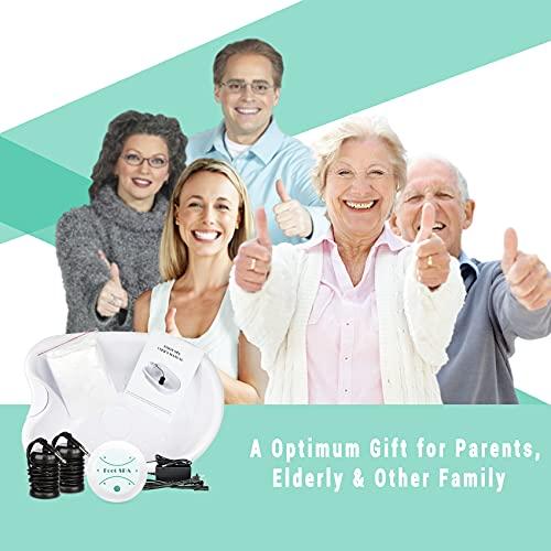 Lecaung Ionic Detox Foot Bath Machine, Personal Ionic Foot Cleanse Ionic Foot Bath SPA Machine Foot Detox System for Home Beauty Salon Spa With Basin, 100 Liners