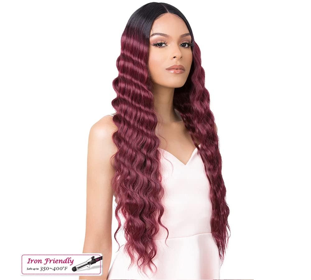 It's a Wig It's A Wig Lace Front Wig HD Lace Crimped Hair 4 (TT1B/530/99J)