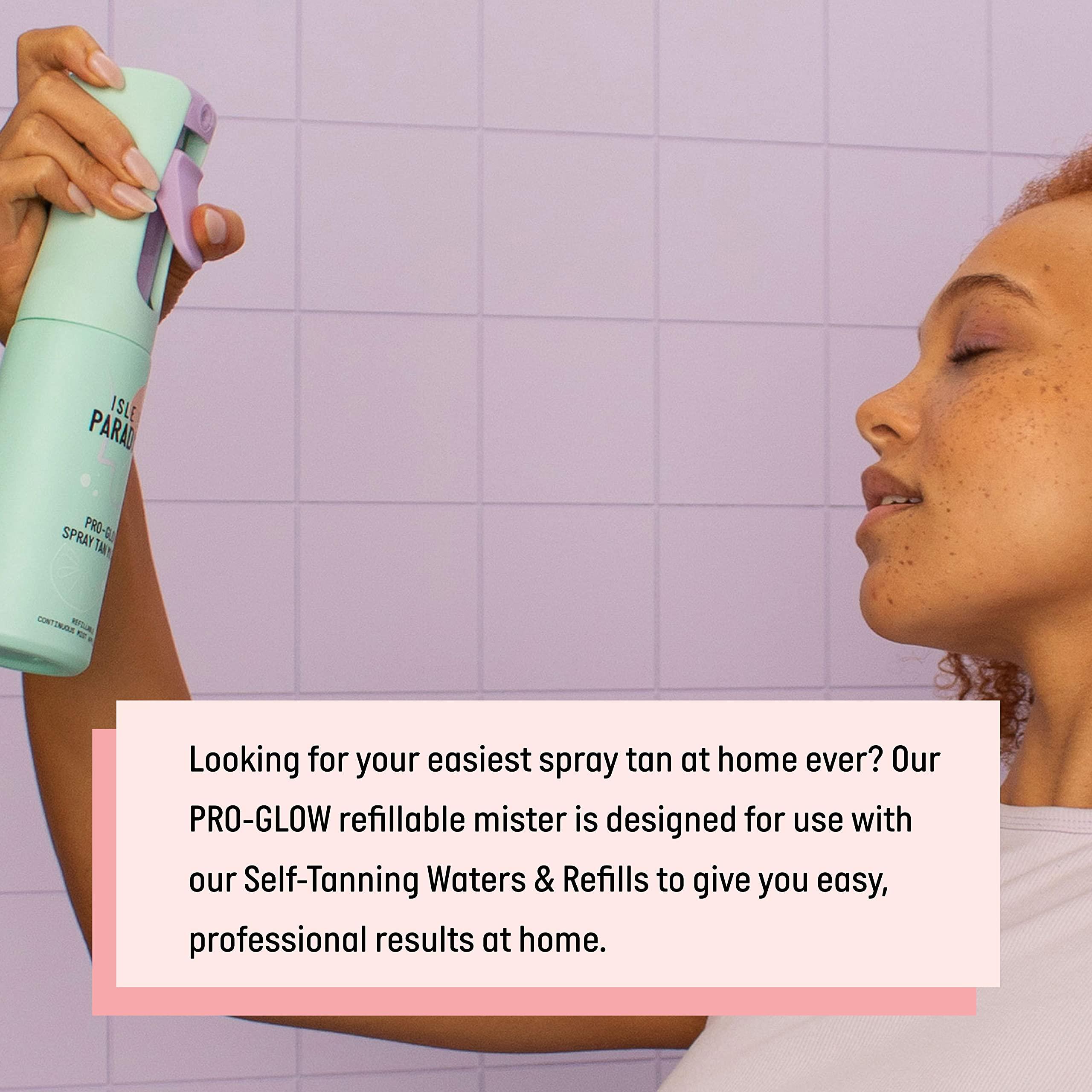 Isle of Paradise Isle of Paradise Self Tanning Water, Medium (Golden Glow) + Pro Glow Spray Tan Mister