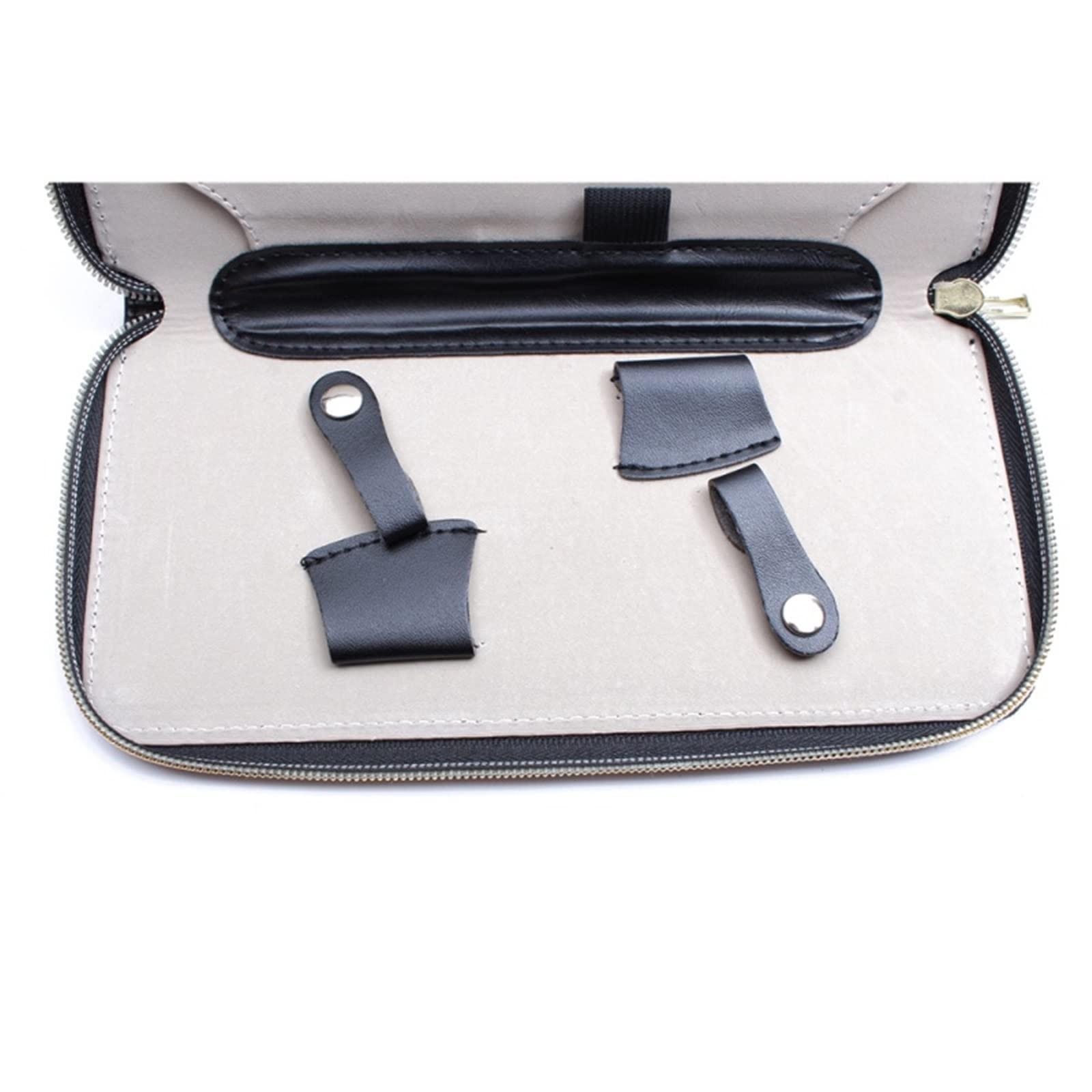 TAPIVA TAPIVA Hair Cutting Shears Hair Scissors Leather Case Hairdressing Scissors Bag Barber Holster Pouch Holder Styling Tool Kit for Shears
