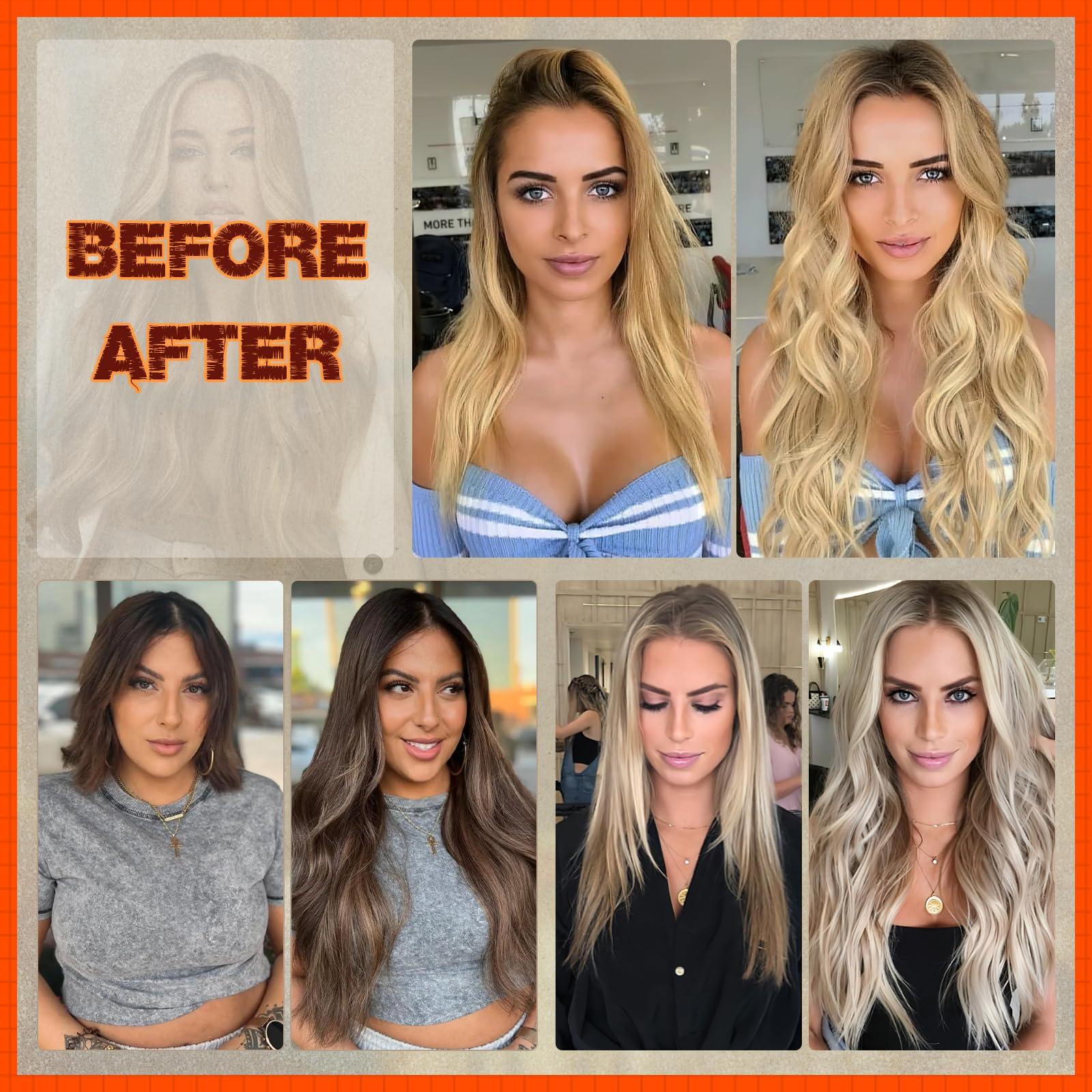 Benehair Benehair Human Hair Clip in Extensions Real Black Hair Extensions for Women Long Straight Remy Natural Full Head 8pcs No Tape No Glue 18 Inch #1 Jet Black