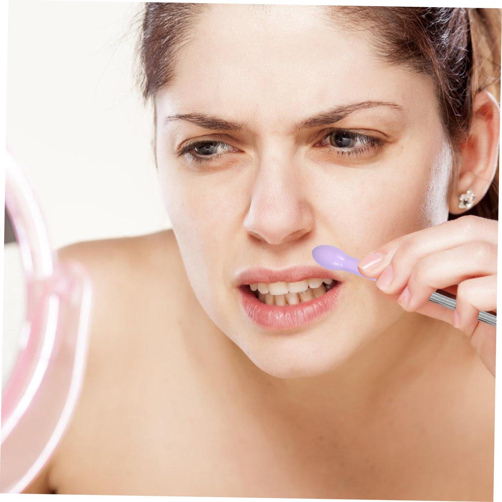 BIUDECO BIUDECO 2pcs Hair Removal Eyebrow Face Epilator Spring Face Hair Remover Holder Eyebrow Threading Spring Epilator Spring Stick Lip Threading Hair Remover Facial Hair Remover Spring Device