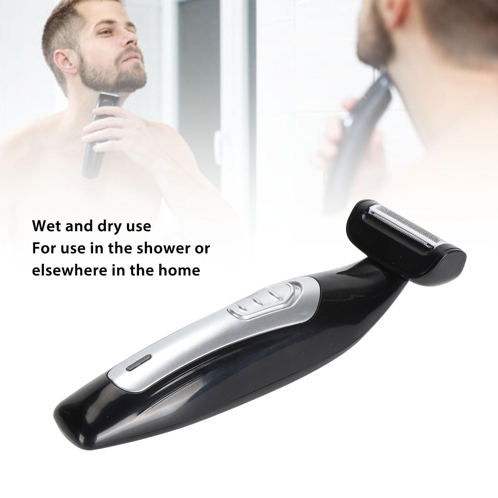 Dpofirs Back Shaver for Men, Electric Back Shavers, Mens Back Groomer,Extreme Reach Removable Handle, Self Service Back Hair Shaver, Body Hair Trimmer Grooming Kit for Wet Dry
