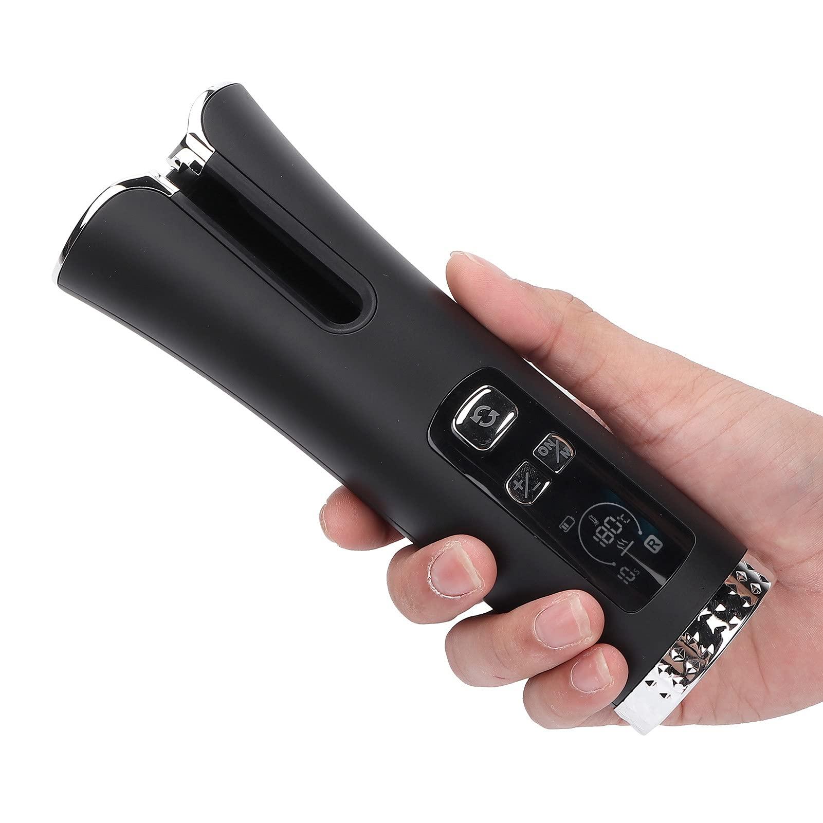 NSXAYIWE Automatic Hair Curler, Automatic Cordless Hair Curler, Rechargeable Intelligent Curling Iron, Curling Iron Automatic Hair Curler Automatic Curler Ideal for on the Go Use