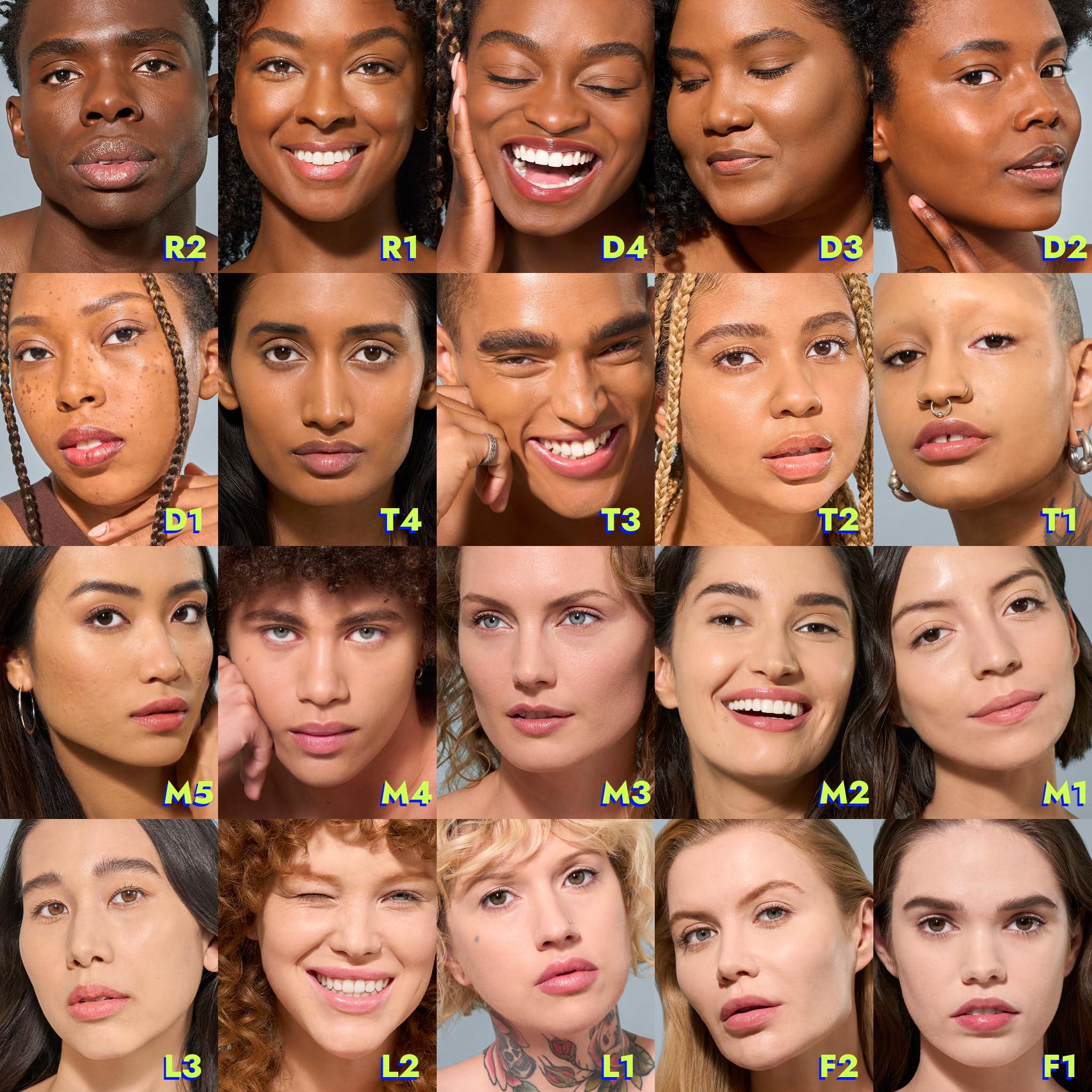 Cover FX COVER FX Power Play Foundation - Shade D4 - Buildable Full Coverage - Waterproof Sweat-Proof Transfer-Proof - Natural Matte Finish - All Skin Types