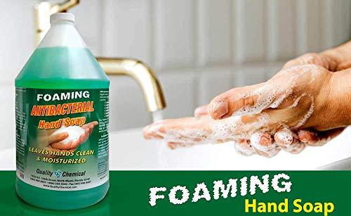 Quality Chemical Quality Chemical Antibacterial Liquid Foaming Hand Soap Refill - Antibacterial Hand Soap Refill, Refill Soap for Handwashing and Sanitizing 128 oz (Pack of 4)
