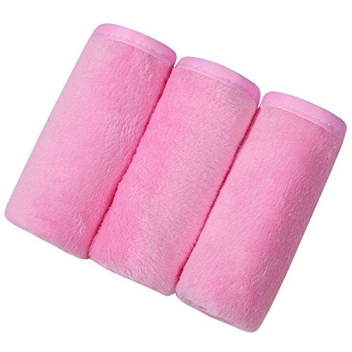 Lifaith Lifaith Microfiber Makeup Removal Cloths Ultra Soft Facial Cloths, Pack Of 3, 12 x 12-Inch, Pink