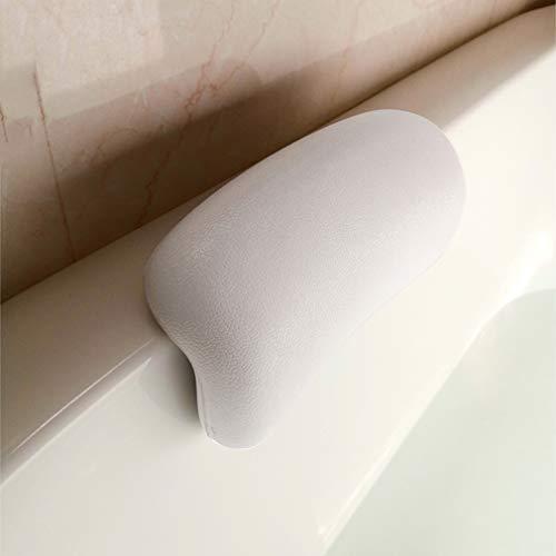 Tellgoy-pillow Spa Bath Pillow with Large Suction Cups, Bathtub Cushion with PU, Luxury Bath Tub Pillow Rest Fits Any Tub, Straight Back Tub, A